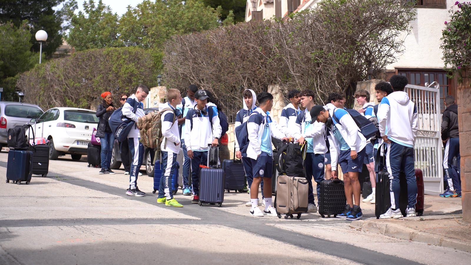 On the way to the tournament